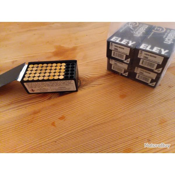240 munitions ELEY MATCH achet� r�cemment, 4 bo�tes de 50 +1 bo�te de 40