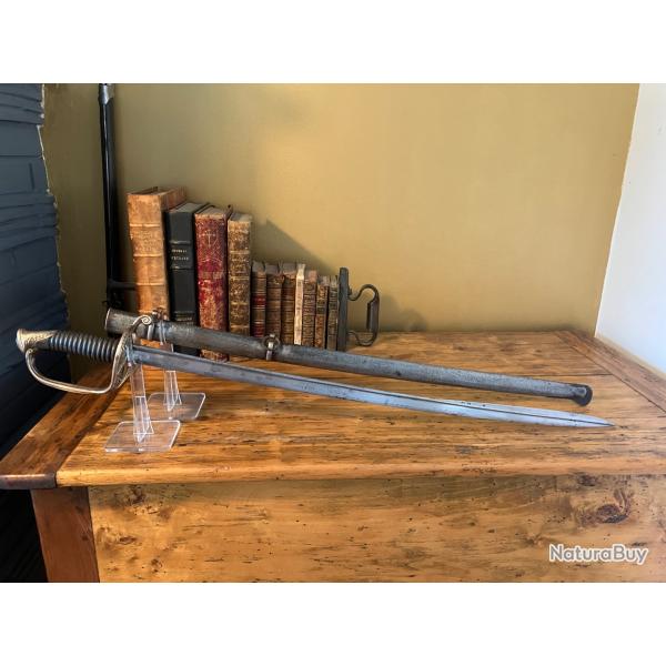 Sabre d adjudant d infanterie de marine 1845 - militaria - second empire
