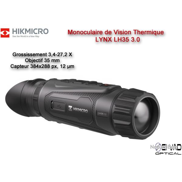Monoculaire de Vision Thermique HIKMICRO LYNX LH35 3.0