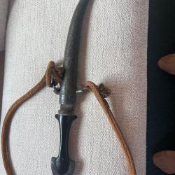 Sabre ancien m&eacute;tal/bois (Bosphore ?)