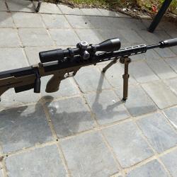 Silverback SRS A2 26" FDE custom avec silencieux DTSS et Bi pied Magpul