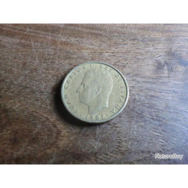 monnaie juan carlos 100 pesetas 1982
