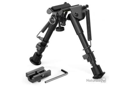 Bipied Type Atlas En Aluminium - Fixation Sur Rail 20-21 Mm - Neuf Chine