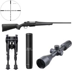 PACK CARABINE XPR COMPOSITE THREADED .308WIN + LUNETTE + SILENCIEUX + BRETELLE +