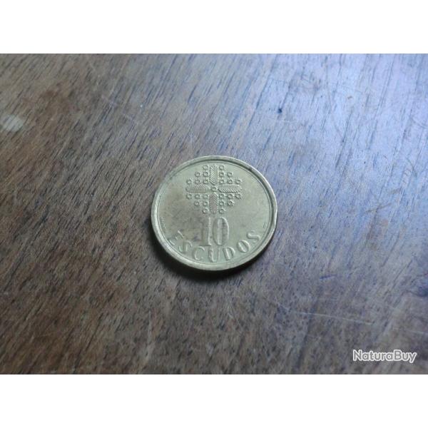 monnaie 10 escudos  1991