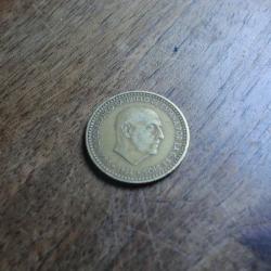 monnaie fransico franco una peseta  1966