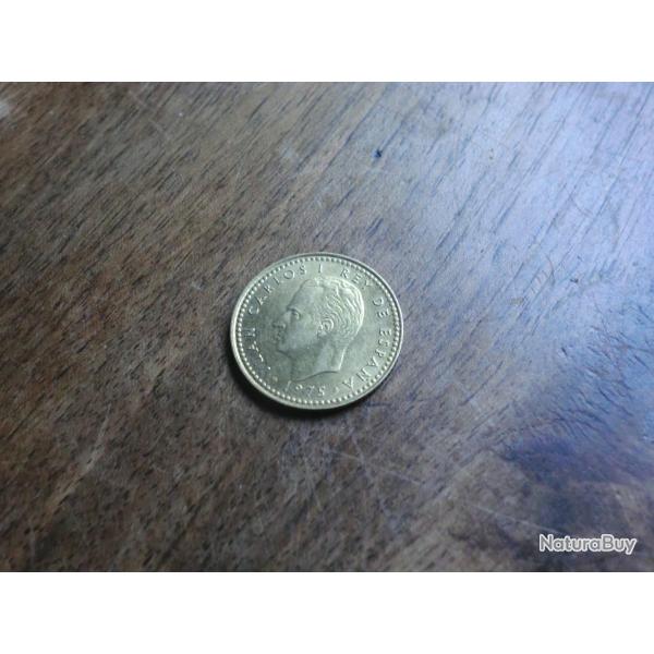 monnaie juan carlos  una peseta  1975