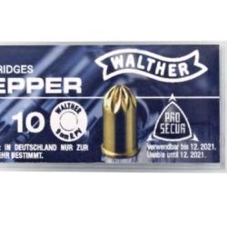 CART 9 MM R GAZ PEPPER WALTHER X10 "UMAREX"