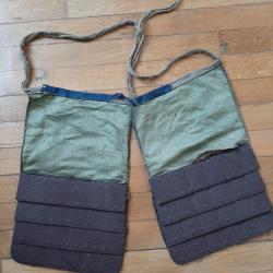 Haidate, jupe armure samourai Edo. Authentique. Vers 1800. Petit travail de couture &agrave; pr&eacute;voir.