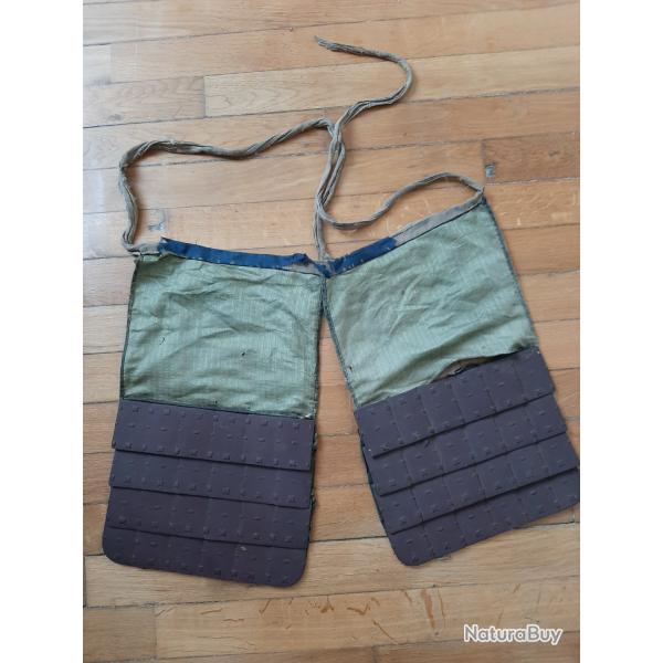 Haidate, jupe armure samourai Edo. Authentique. Vers 1800. Petit travail de couture � pr�voir.