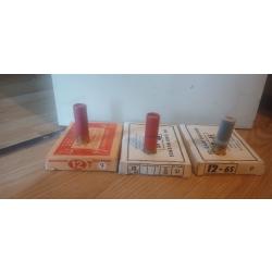 Lot anciennes cartouches calibre 12