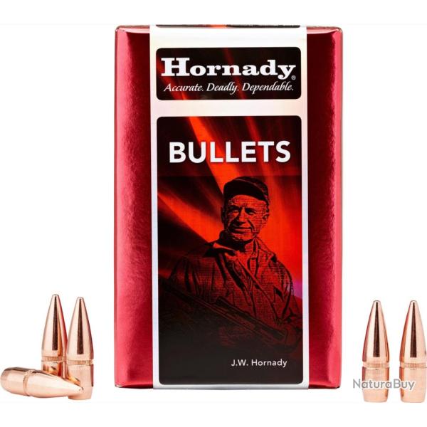 HORNADY OGIVES FMJ-BT CALIBRE .22 55gr - 3.6g x100