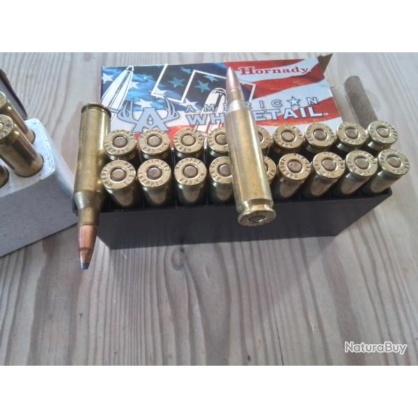 2 bo�tes de 20 balles 243 winchester  100grains hornady et winchester