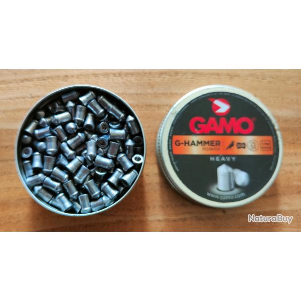 1x200 Plombs Gamo G-Hammer calibre 4.5mm