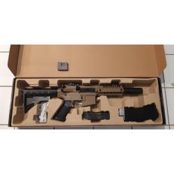 Pack Carabine &agrave; air comprim&eacute; BUSHMASTER MPW FULL AUTO 4.5mm CROSMAN