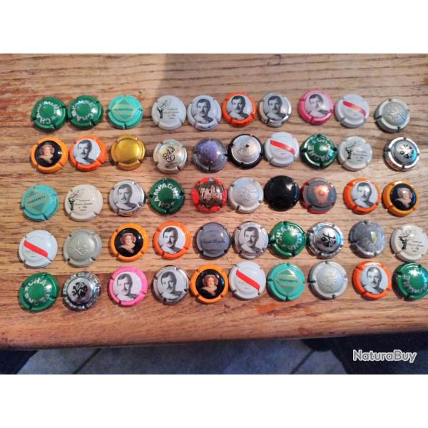 50 capsules de champagne