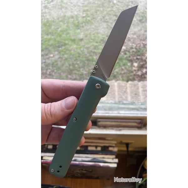 Couteau Gerber Pledge Baltic Haze Lame Wharncliffe Acier 7Cr17MoV Manche GRN Linerlock Clip