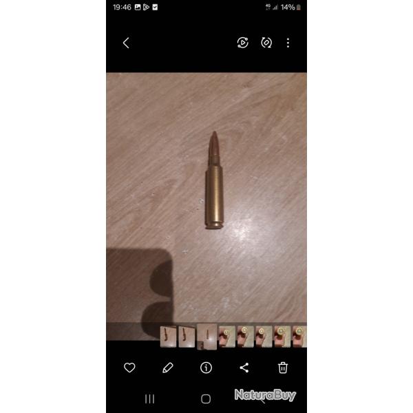 Une munitions en 284 winchester