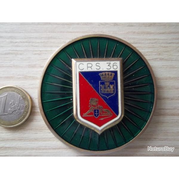 plaque obsol�te CRS 36 Thionville Dia.6,9 cm insigne collection
