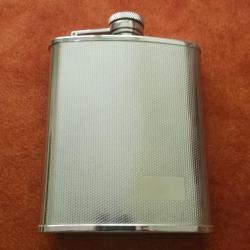 Flasque acier inox poli