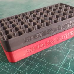 Lot de deux Plateaux de rechargement 30-06 Springfield
