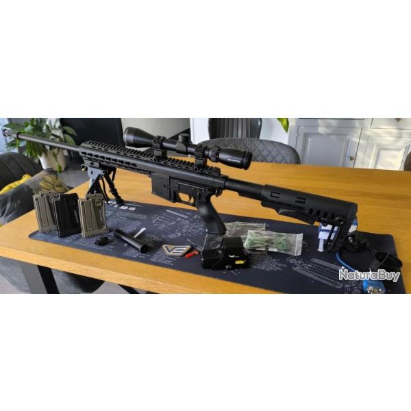 Carabine Pallas BA15 22LR Tactical Pack Sniper Premium Plus comme neuve