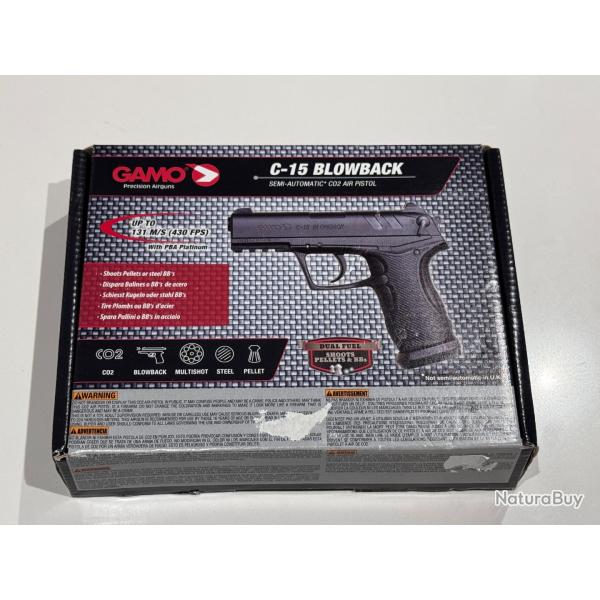 � vendre Gamo C-15 Blowback - �tat Quasi Neuf - Pack Complet