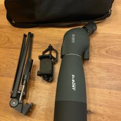 Optique SV28 25-75 x 50 + adaptateur t&eacute;l&eacute;phone + Tripod