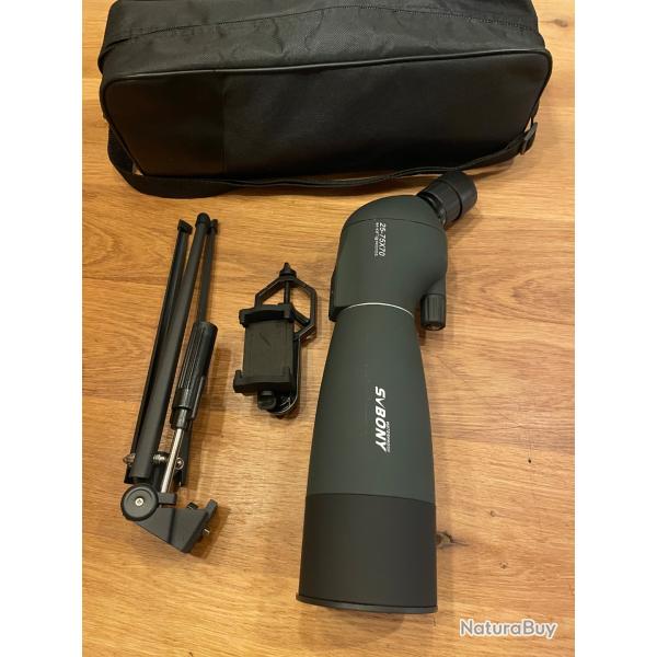 Optique SV28 25-75 x 50 + adaptateur t�l�phone + Tripod