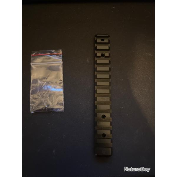 Rail picatinny aluminium pour Tikka T3 et T3 x