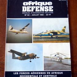 Revue : Afrique d&eacute;fense - mensuel d'information militaire - N&deg;52