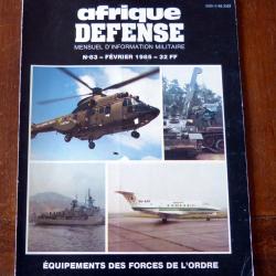 Revue : Afrique d&eacute;fense - Mensuel d'information militaire  N&deg; 83