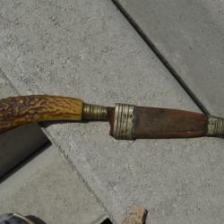 Couteau de chasse allemand ancien type Knicker vers 1900-1930 - Fabricant Weiden