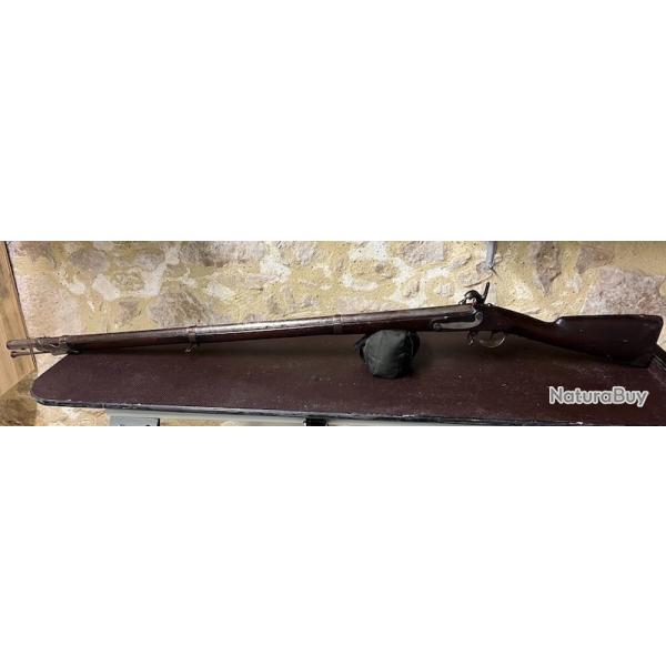 FUSIL A SILEX MANUFACTURE ROYALE DE TULLE MODELE 1816 MODIFIE 1822 T BIS