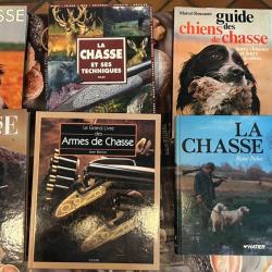 Lot de livres sur la Chasse