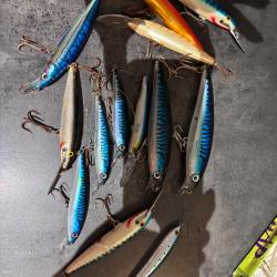 Lot leurres rapala