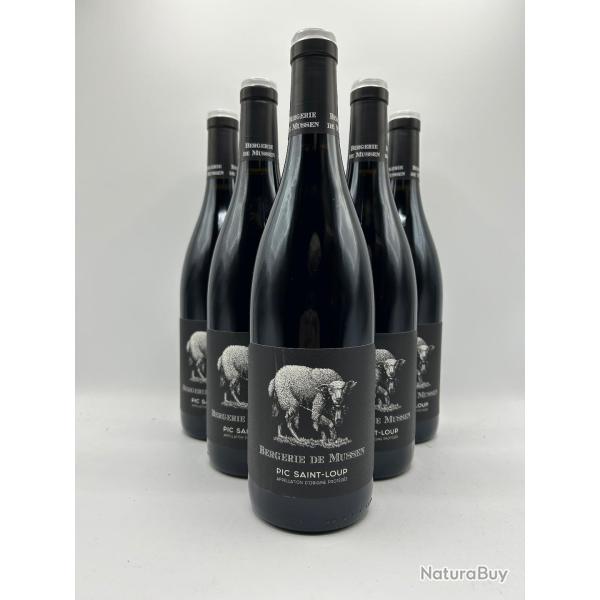 Vente Flash ! 6 Bouteilles de vin rouge - Pic Saint-Loup Bergerie de Mussen - 2024