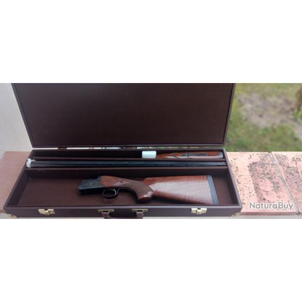 RARE SUPERPOSE NIKKO 5000 TRAP FOSSE CAL 12/70 CANON 76CM BANDE LARGE SANS PRIX DE RESERVE