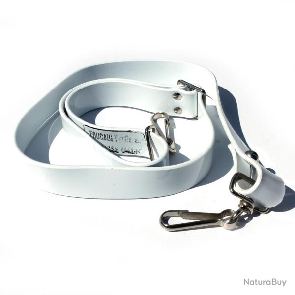 Bretelle pvc blanc de parade PM-MAT49 etat neuf de stock