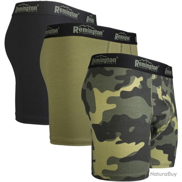 Lot de 3 boxers Remington Camo