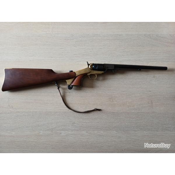 Revolver � poudre noire Pietta mod�le 1851 buntline calibre 44 avec crosse