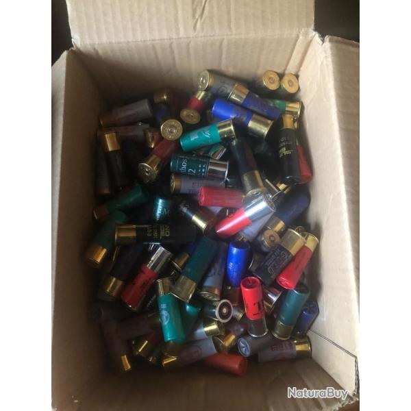 lot plus de 8kg de  bille d'acier toute marque tout plomb ,tout grammage,  magnum 70, 76,89