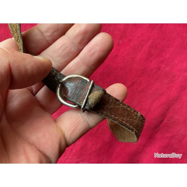 Bretelle en cuir, pas de prix de r�serve