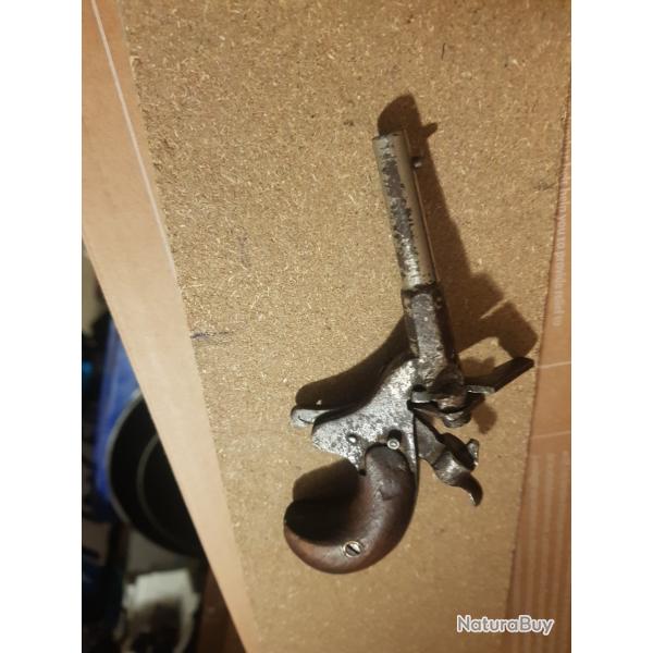 Pistolet cycliste allemand 1890 22short ou 6 flobert cat�gorie D