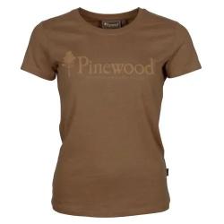 T-shirt Pinewood Outdoor Life Femme Nougat - XS