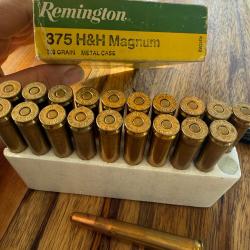 &Agrave; saisir munitions, sans prix de r&eacute;serve 375, H. Et H Magnum