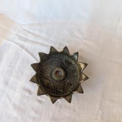 WW1 FRANCE ARTISANAT DE TRANCH&Eacute;ES FRANCAIS TYPE FLORALE 75 DE C ScBx 50L 18 CU 14-18