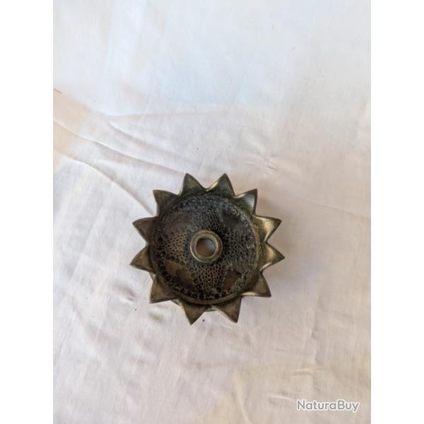 WW1 FRANCE ARTISANAT DE TRANCH�ES FRANCAIS TYPE FLORALE 75 DE C ScBx 50L 18 CU 14-18