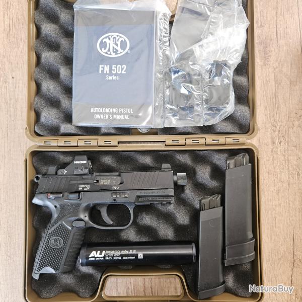 Fn 502 22 LR silencieux holosun