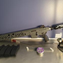 SIG VIRTUS PCP + 4 chargeurs +pompe